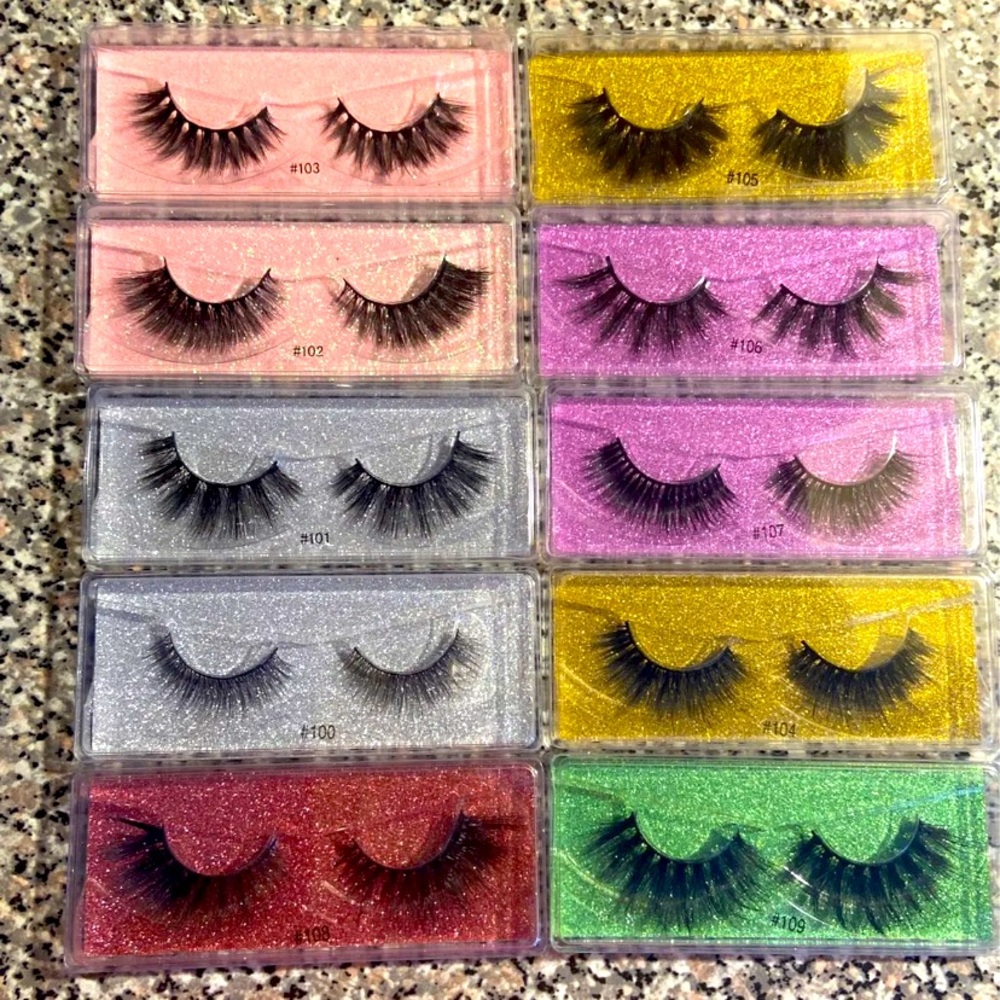 10 packs of Mink Eyelashes